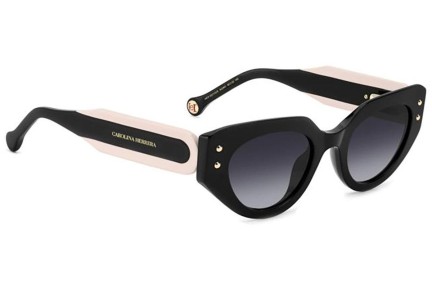 Ochelari de soare Carolina Herrera HER0221/G/S 3H2/9O Cat Eye Negri