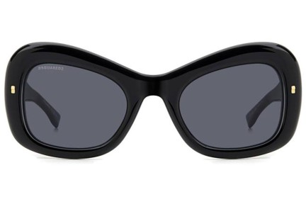 Ochelari de soare Dsquared2 D20137/S 2M2/IR Pătrați Negri