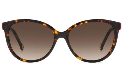 Ochelari de soare Carolina Herrera HER0237/S O63/HA Pătrați Havana