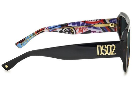 Ochelari de soare Dsquared2 D20128/S 2VM/MT Flat Top Multicolor