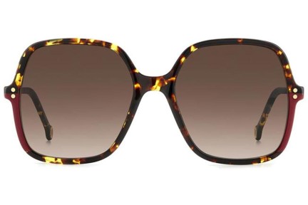 Ochelari de soare Carolina Herrera HER0244/S O63/HA Pătrați Havana