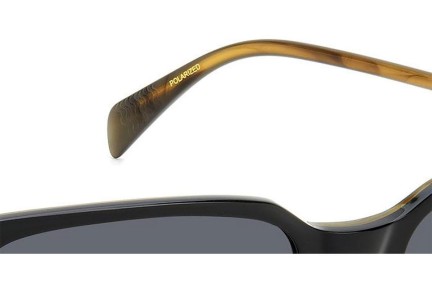 Ochelari de soare David Beckham DB1141/S 05K/M9 Polarized Dreptunghiulari Negri