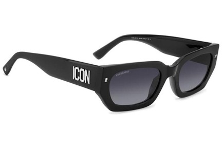 Ochelari de soare Dsquared2 ICON0017/S 807/9O Dreptunghiulari Negri