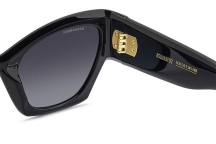 Ochelari de soare Dsquared2 D20132/S 807/9O Cat Eye Negri