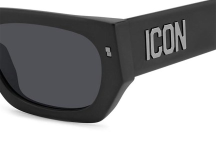 Ochelari de soare Dsquared2 ICON0017/S 003/IR Dreptunghiulari Negri