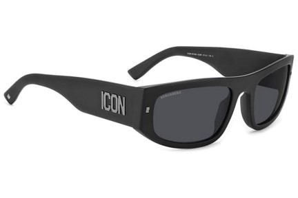 Ochelari de soare Dsquared2 ICON0016/S 003/IR Dreptunghiulari Negri