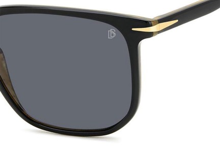 Ochelari de soare David Beckham DB1141/S 05K/M9 Polarized Dreptunghiulari Negri