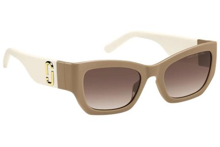 Ochelari de soare Marc Jacobs MARC723/S 10A/HA Dreptunghiulari Bej