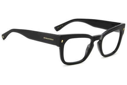 Ochelari Dsquared2 D20129 807 Dreptunghiulari Negri