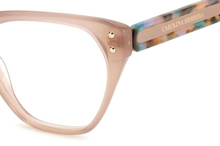 Ochelari Carolina Herrera HER0223 FWM Dreptunghiulari Bej