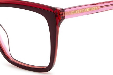 Ochelari Carolina Herrera HER0251/G 0T5 Dreptunghiulari Roșii