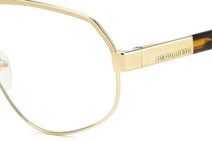 Ochelari Dsquared2 D20121 J5G Pătrați Aurii