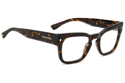 Ochelari Dsquared2 D20129 086 Dreptunghiulari Havana