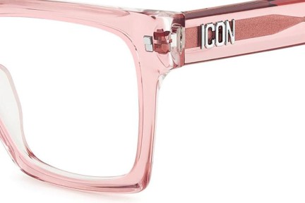 Ochelari Dsquared2 ICON0019 8XO Dreptunghiulari Roz