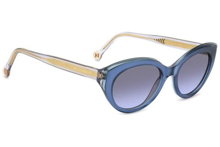 Ochelari de soare Carolina Herrera HER0250/S XW0/GB Cat Eye Albaștri