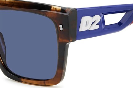 Ochelari de soare Dsquared2 D20127/S EX4/KU Flat Top Maro