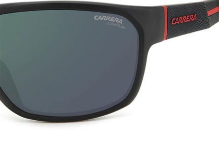 Ochelari de soare Carrera CARRERA4018/S BLX/Q3 Dreptunghiulari Negri