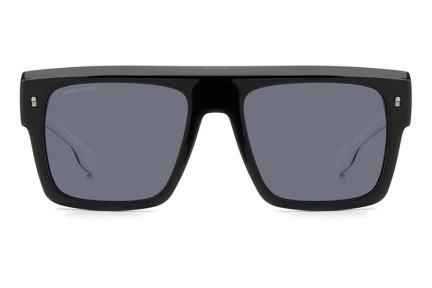 Ochelari de soare Dsquared2 D20127/S 80S/IR Flat Top Negri