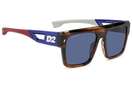 Ochelari de soare Dsquared2 D20127/S EX4/KU Flat Top Maro