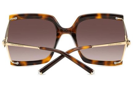 Ochelari de soare Carolina Herrera HER0216/G/S LVL/HA Pătrați Havana