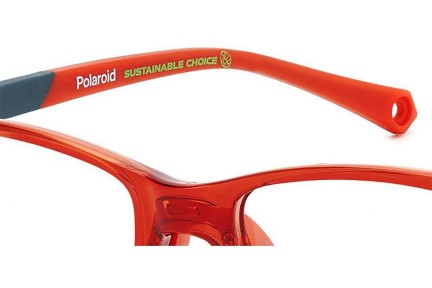 Ochelari Polaroid Junior PLDD835 C9A Dreptunghiulari Roșii