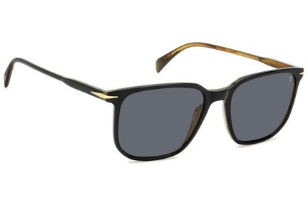 Ochelari de soare David Beckham DB1141/S 05K/M9 Polarized Dreptunghiulari Negri