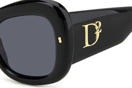 Ochelari de soare Dsquared2 D20137/S 2M2/IR Pătrați Negri