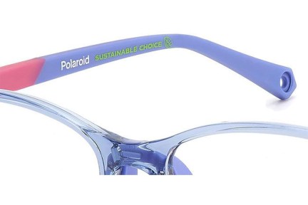 Ochelari Polaroid Junior PLDD834 MVU Dreptunghiulari Albaștri