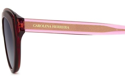 Ochelari de soare Carolina Herrera HER0250/S 0T5/9O Cat Eye Roșii