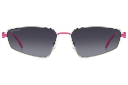 Ochelari de soare Dsquared2 ICON0015/S 3YZ/9O Dreptunghiulari Argintii