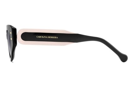 Ochelari de soare Carolina Herrera HER0221/G/S 3H2/9O Cat Eye Negri