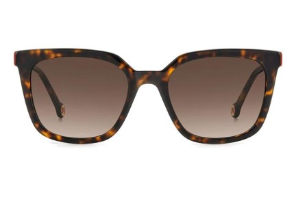 Ochelari de soare Carolina Herrera HER0236/S O63/HA Pătrați Havana