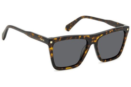 Ochelari de soare Polaroid PLD4164/S/X 086/M9 Polarized Flat Top Havana