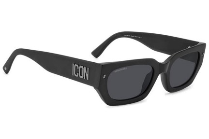 Ochelari de soare Dsquared2 ICON0017/S 003/IR Dreptunghiulari Negri