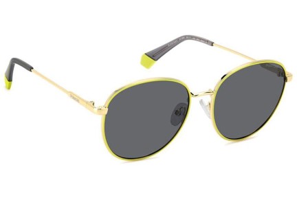 Ochelari de soare Polaroid PLD6215/S/X DYG/M9 Polarized Rotunzi Aurii