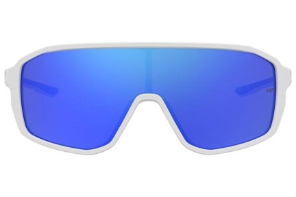 Ochelari de soare Under Armour UAGAMEDAYJR WWK/Z0 Lentilă unică | Shield Albi