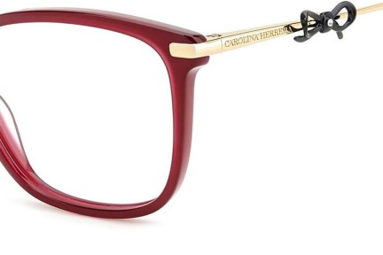 Ochelari Carolina Herrera HER0218 6K3 Dreptunghiulari Roșii