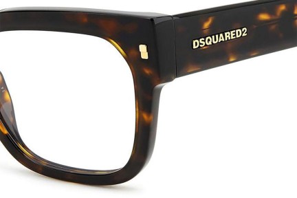 Ochelari Dsquared2 D20129 086 Dreptunghiulari Havana