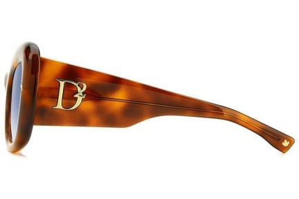 Ochelari de soare Dsquared2 D20137/S XNZ/08 Pătrați Havana