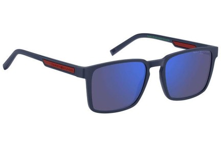 Ochelari de soare Tommy Hilfiger TH2088/S FLL/VI Dreptunghiulari Albaștri