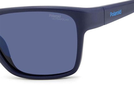 Ochelari de soare Polaroid PLD7052/S FLL/7I Polarized Dreptunghiulari Albaștri