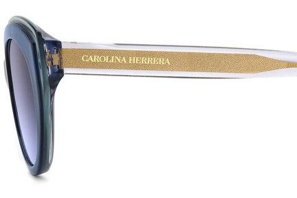 Ochelari de soare Carolina Herrera HER0250/S XW0/GB Cat Eye Albaștri