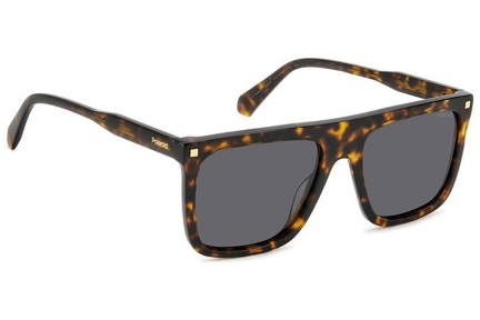 Ochelari de soare Polaroid PLD4166/S/X 086/M9 Polarized Flat Top Havana