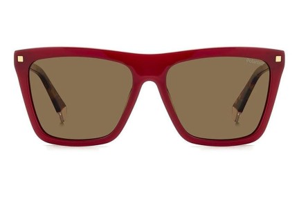 Ochelari de soare Polaroid PLD4164/S/X LHF/SP Polarized Flat Top Roșii