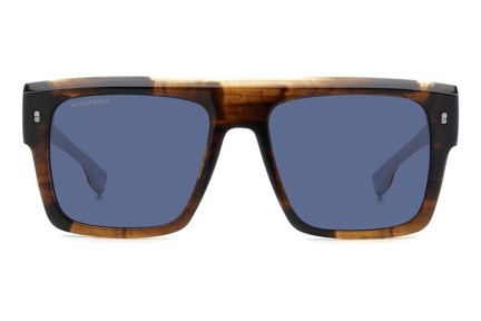 Ochelari de soare Dsquared2 D20127/S EX4/KU Flat Top Maro