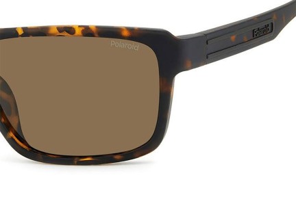 Ochelari de soare Polaroid PLD2158/S HGC/SP Polarized Dreptunghiulari Havana