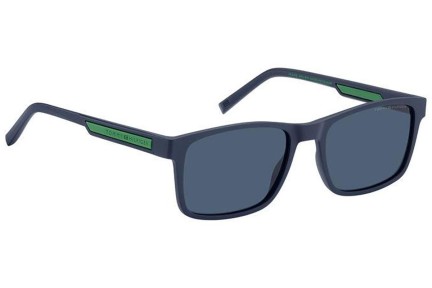 Ochelari de soare Tommy Hilfiger TH2089/S FLL/KU Dreptunghiulari Albaștri