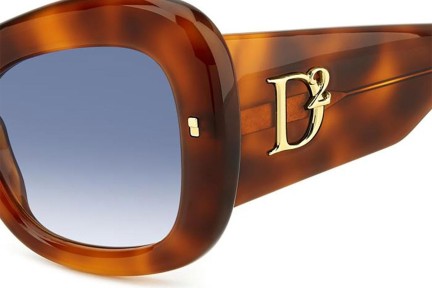 Ochelari de soare Dsquared2 D20137/S XNZ/08 Pătrați Havana