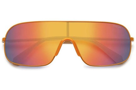 Ochelari de soare Polaroid PLD6222/S L7Q/OZ Polarized Lentilă unică | Shield Portocalii