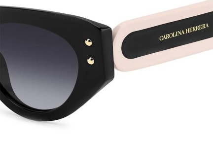 Ochelari de soare Carolina Herrera HER0221/G/S 3H2/9O Cat Eye Negri